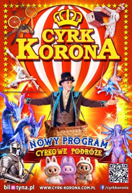 Limanowa Wydarzenie Inne wydarzenie Cyrk Korona - Nowy Program 2026 - Cyrkowe Podróże